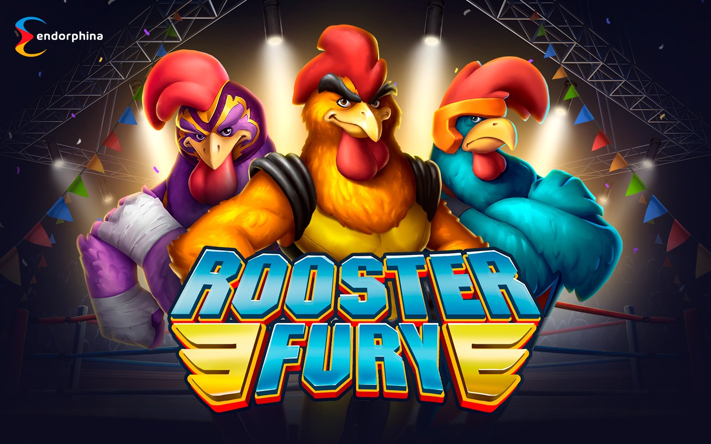 Rooster Fury by Endorphina — slot gameplay