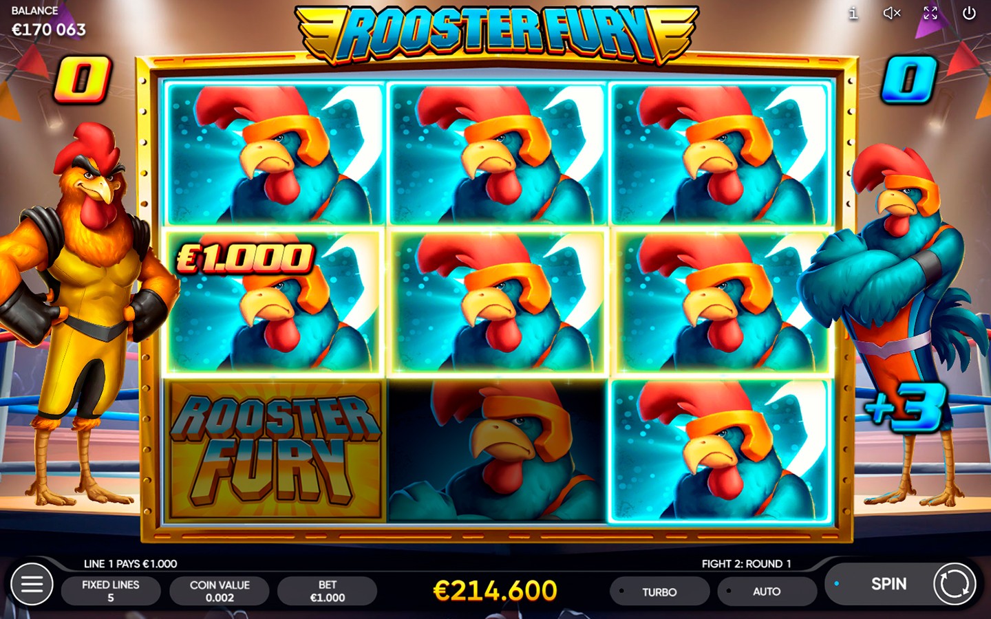 Rooster Fury big win
